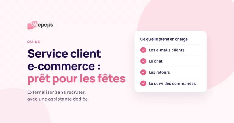 Externaliser son service client e-commerce pour les fêtes : e-mails, chat, retours, suivi des commandes